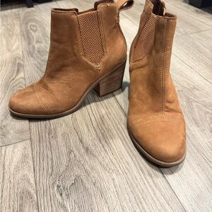 Toms Brown Ankle Booties